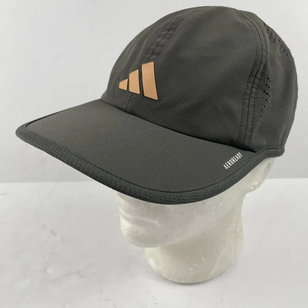 Adidas AeroReady Running Hat Cap Women’s Adjust Gray Pink Light Golf Athletic